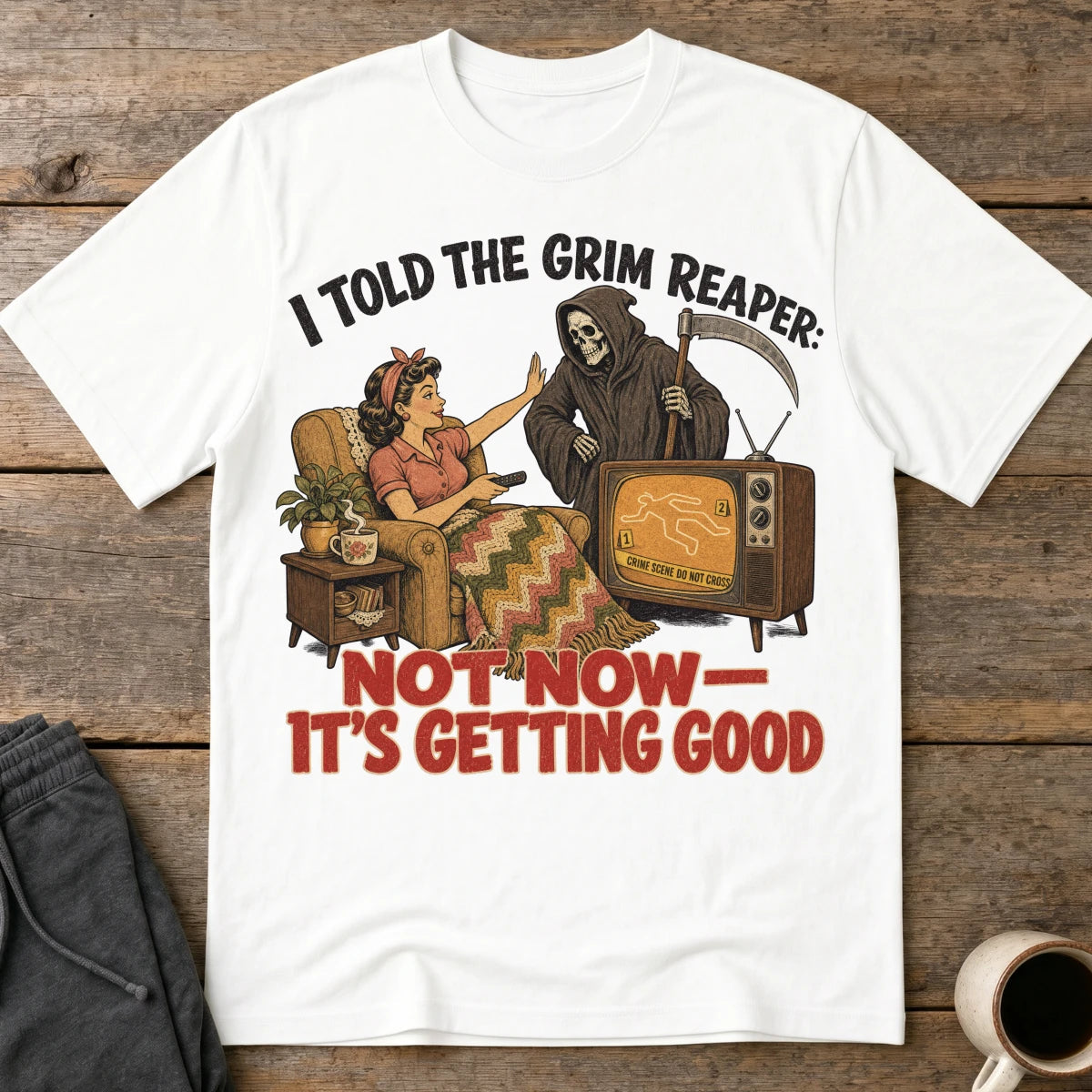 Just Getting Good T-Shirt - White