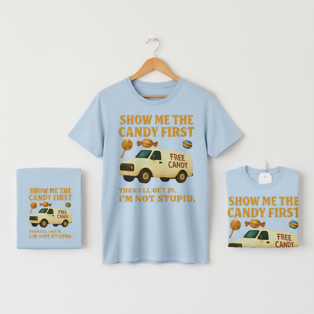 Show Me the Candy First T-Shirt_clean
