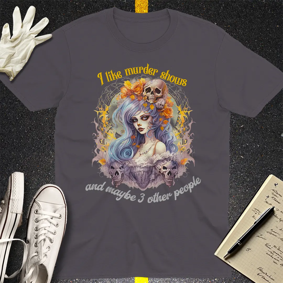 Crows Before Bros T-shirt - Charcoal