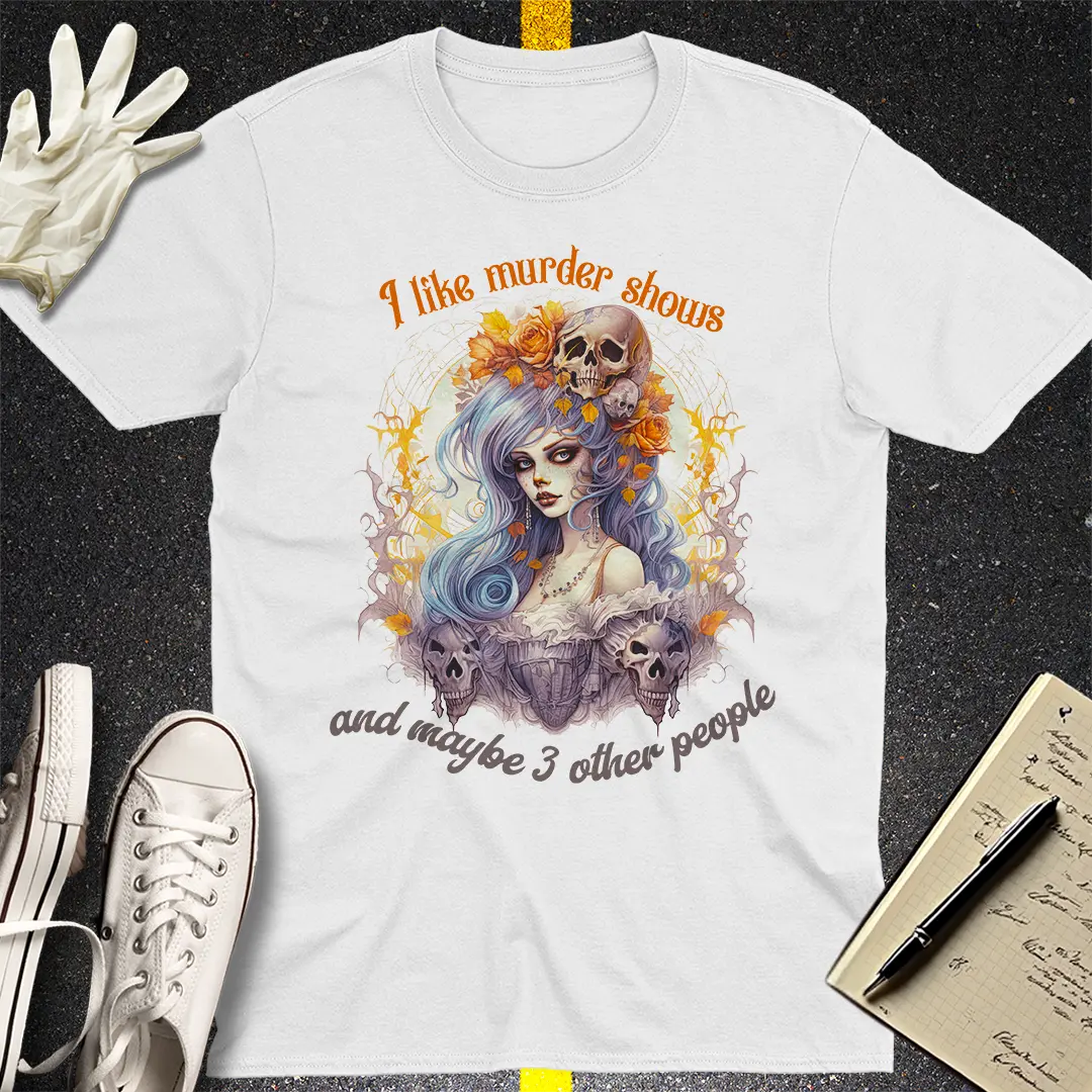 Crows Before Bros T-shirt - White