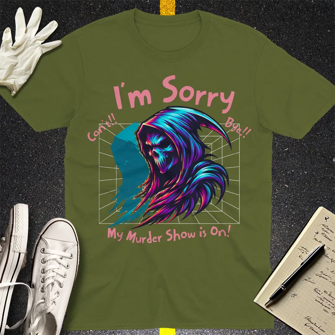 Crows Before Bros T-shirt - Military Green