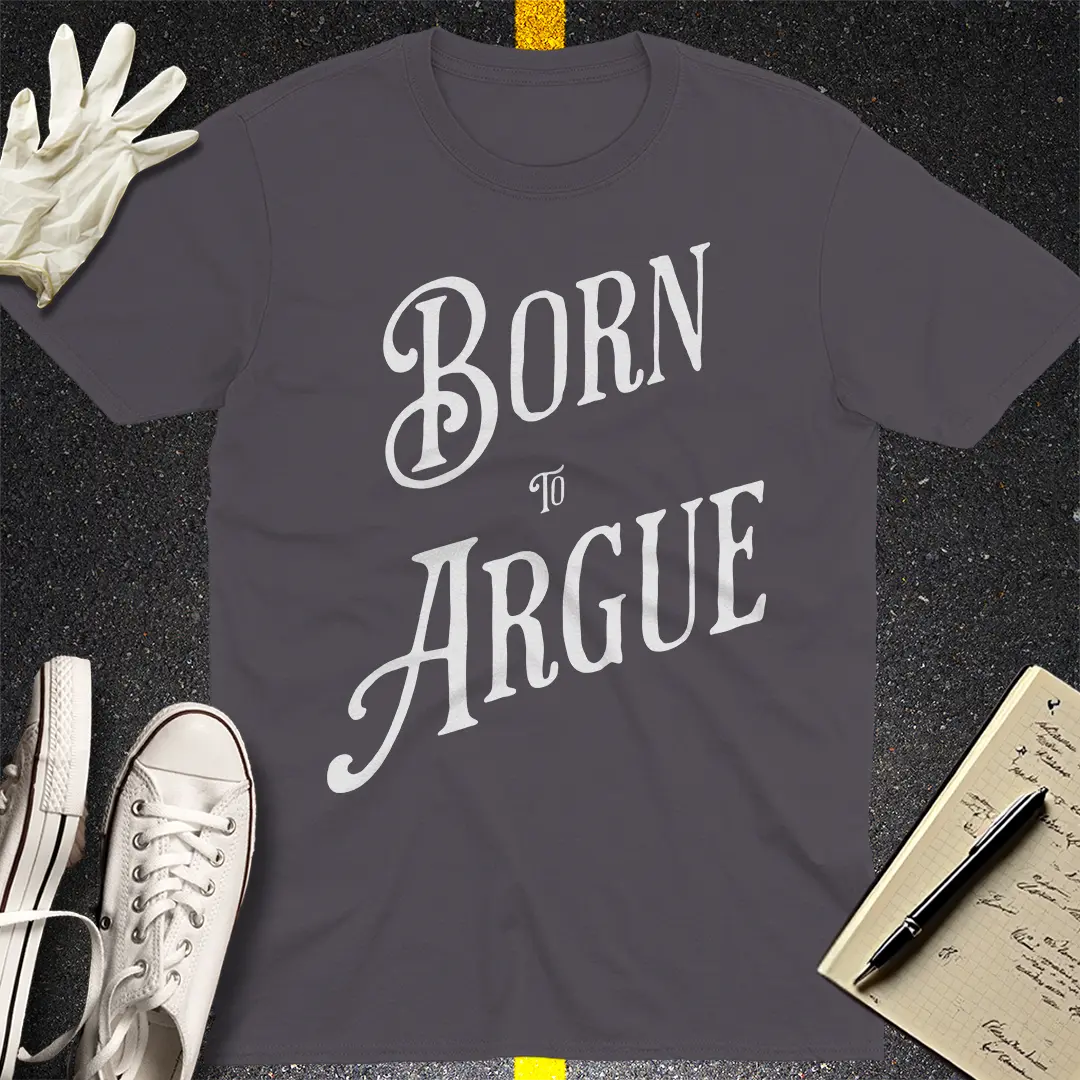 Crows Before Bros T-shirt - Charcoal