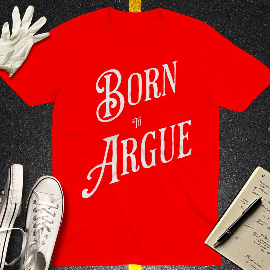 Crows Before Bros T-shirt - Red