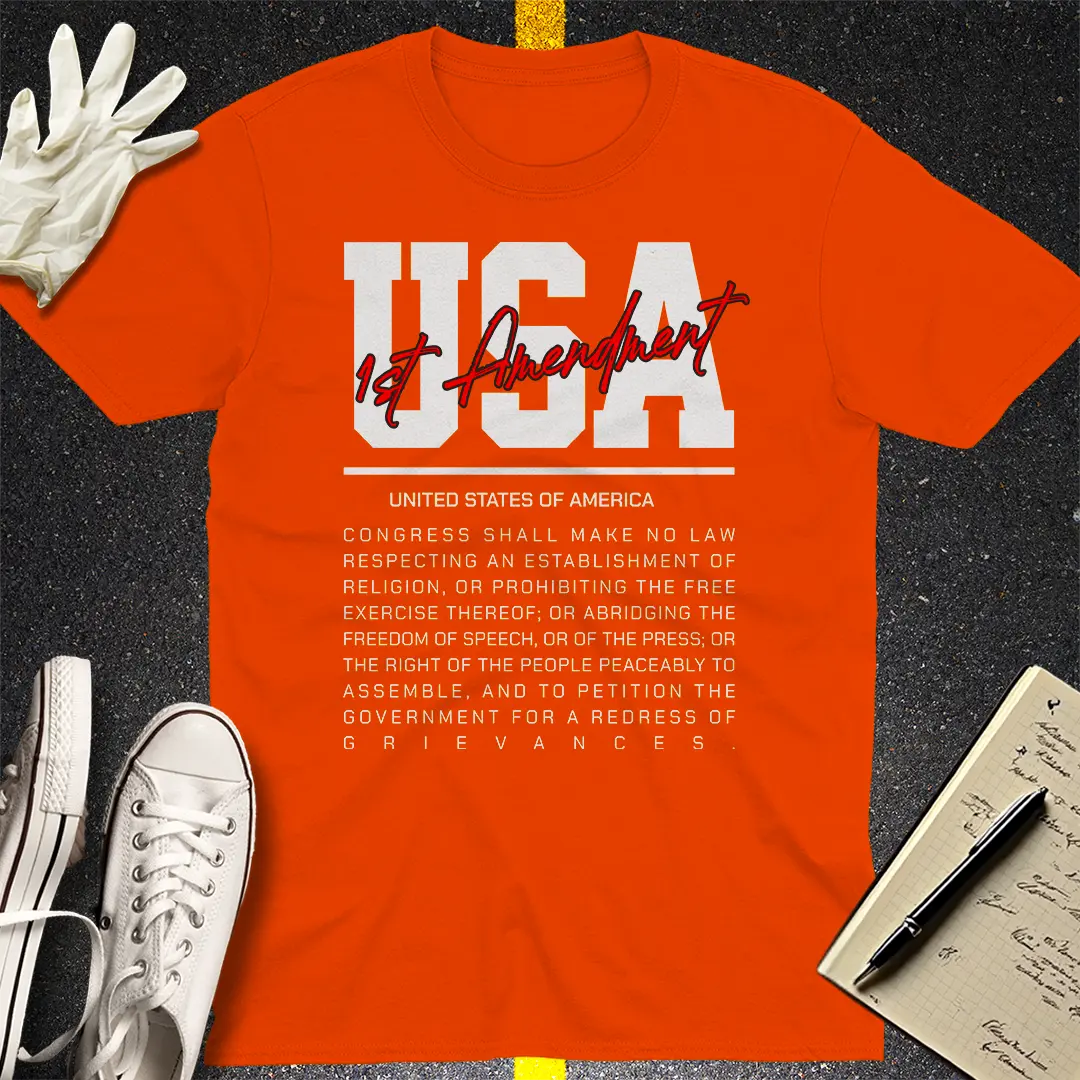 Crows Before Bros T-shirt - Orange
