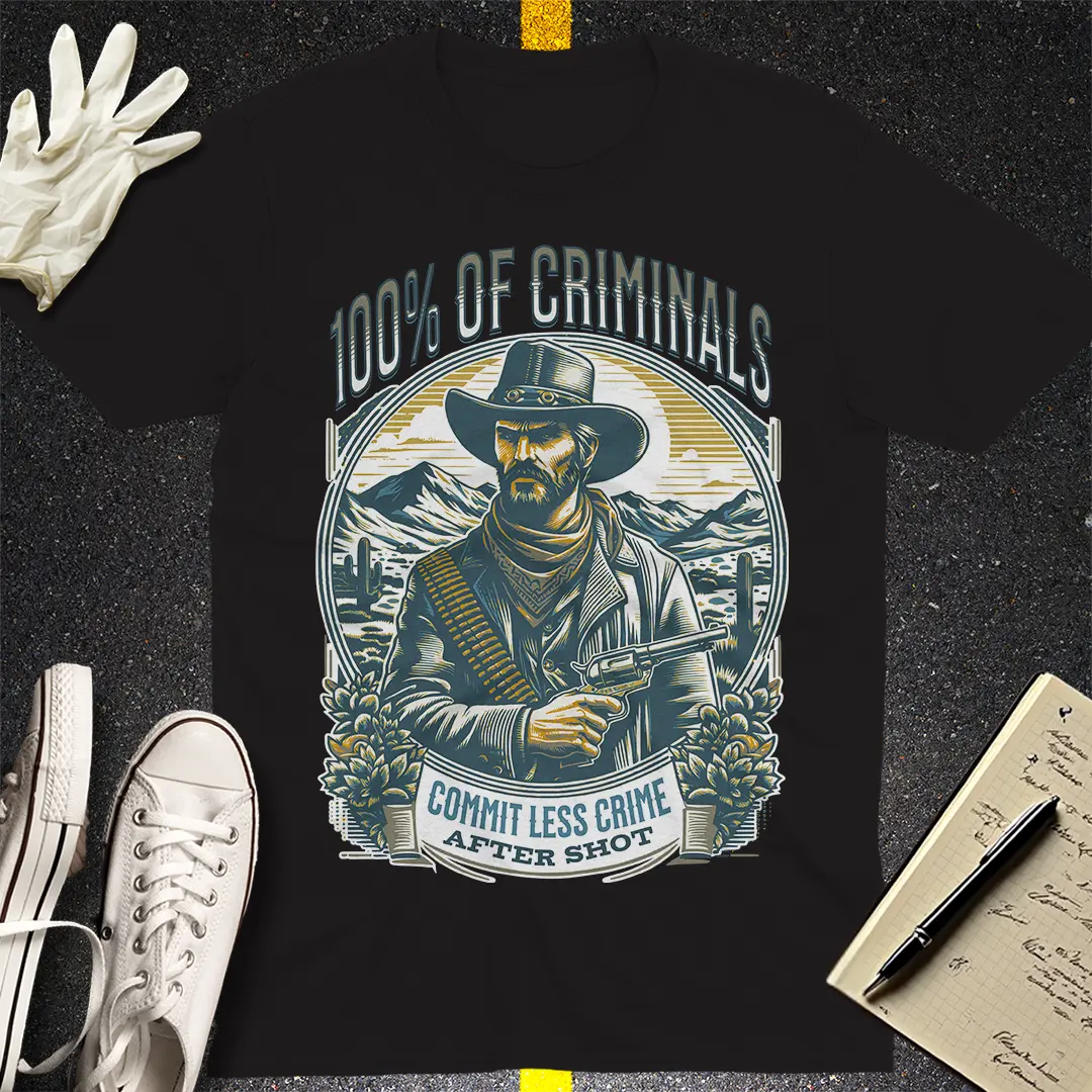 Crows Before Bros T-shirt - Black