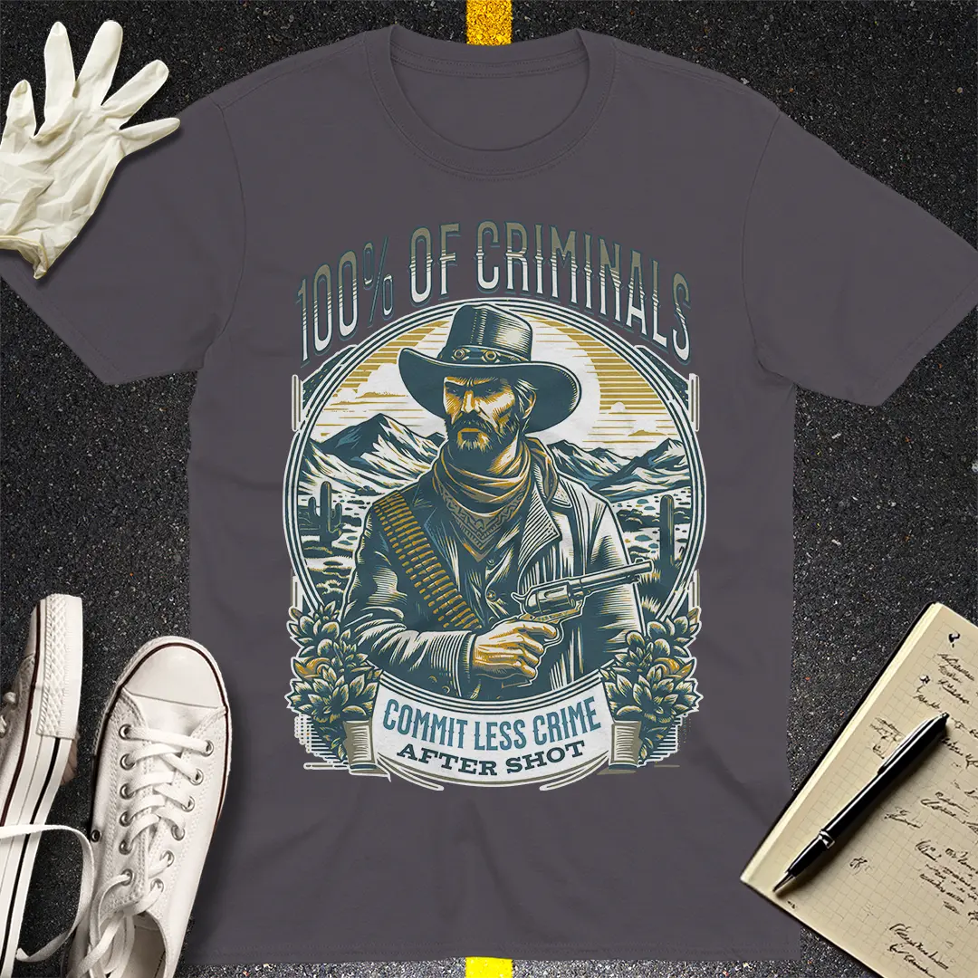 Crows Before Bros T-shirt - Charcoal