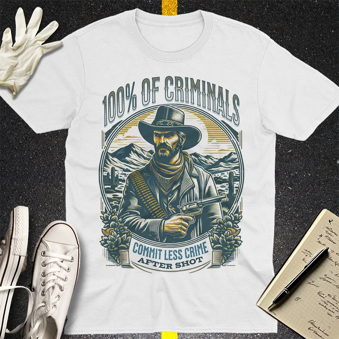 Crows Before Bros T-shirt - White