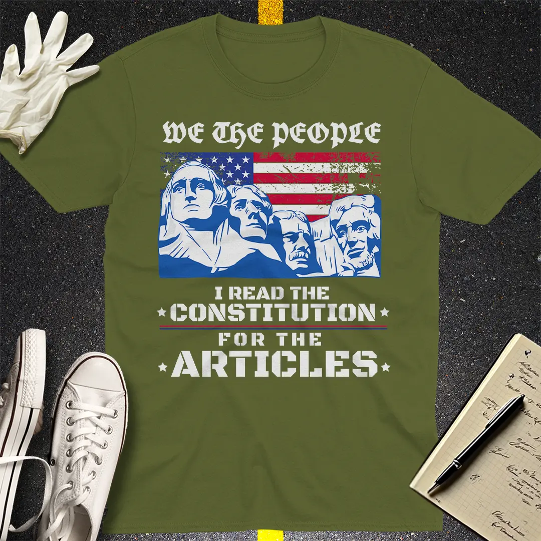 Crows Before Bros T-shirt - Military Green