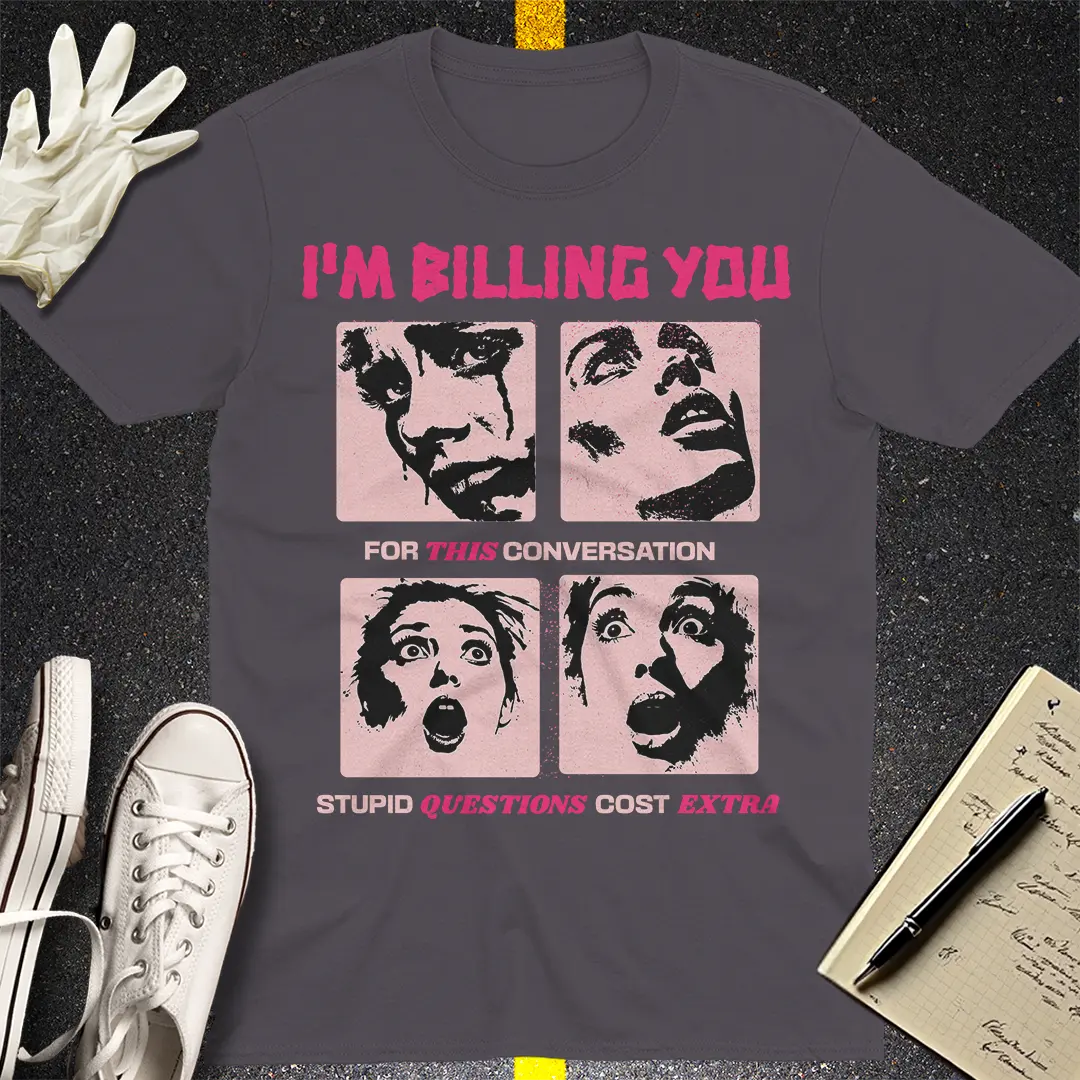 Crows Before Bros T-shirt - Charcoal