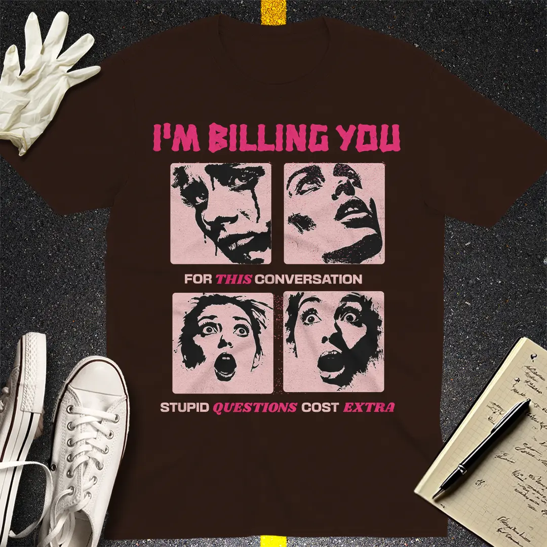 Crows Before Bros T-shirt - Dark Chocolate