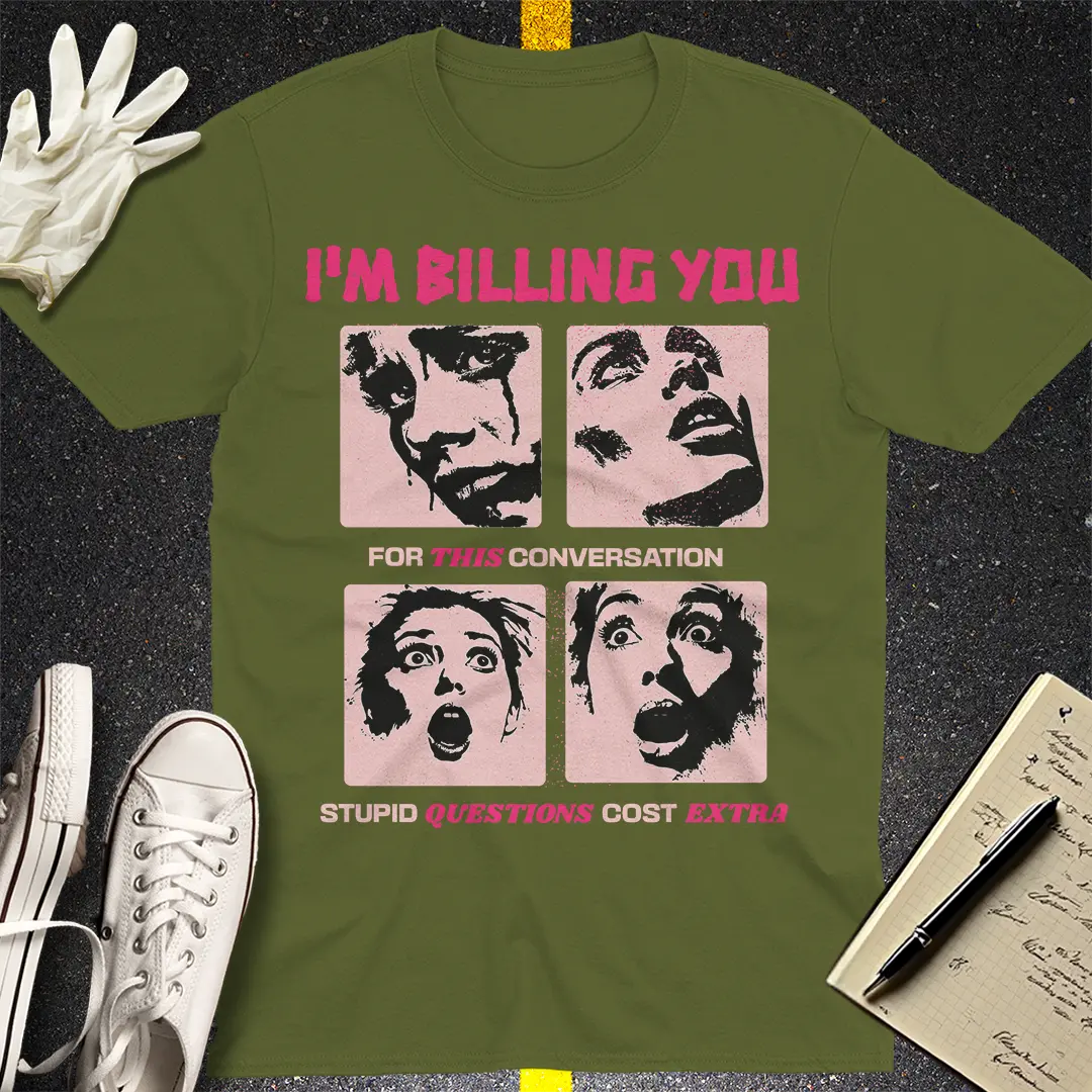 Crows Before Bros T-shirt - Military Green