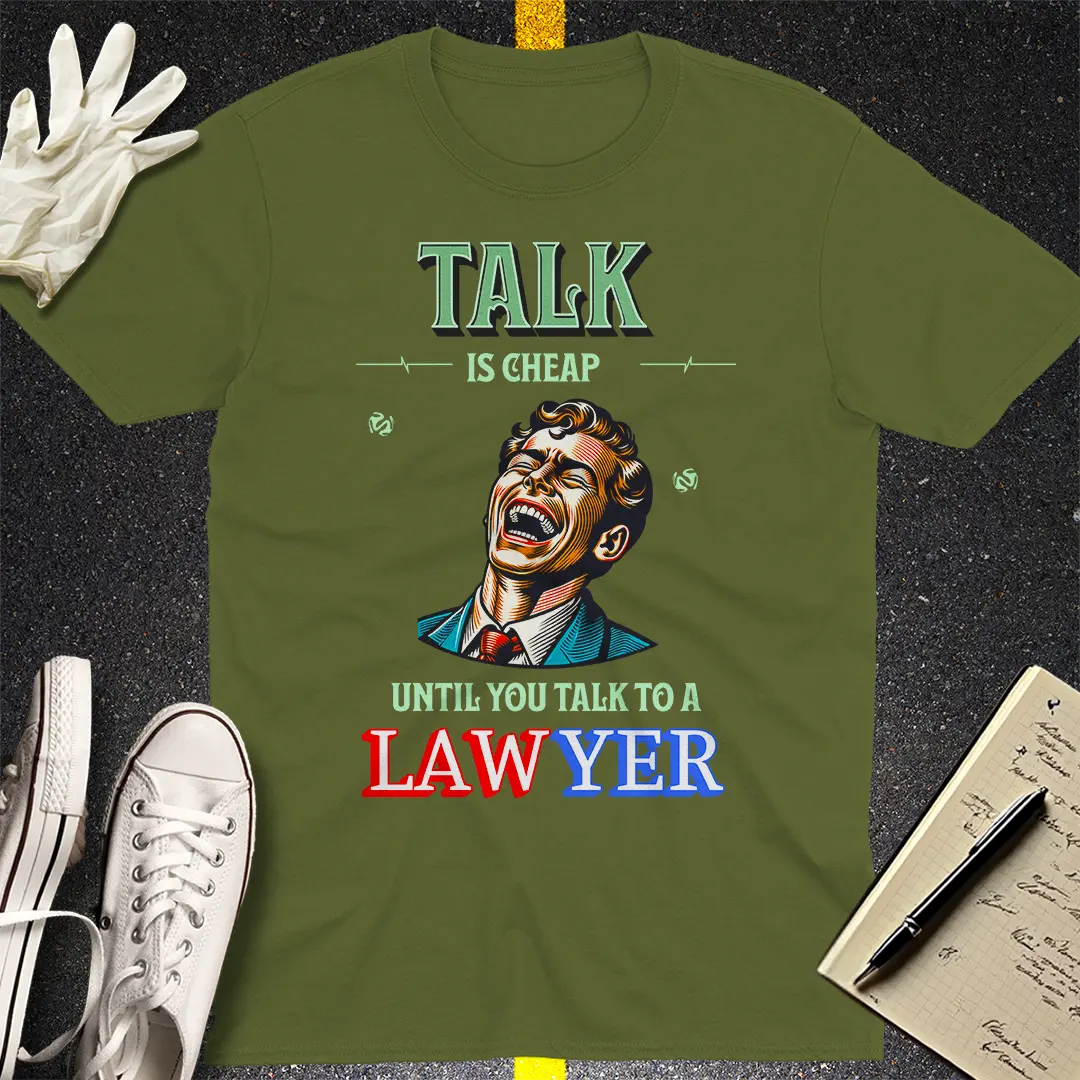 Crows Before Bros T-shirt - Military Green