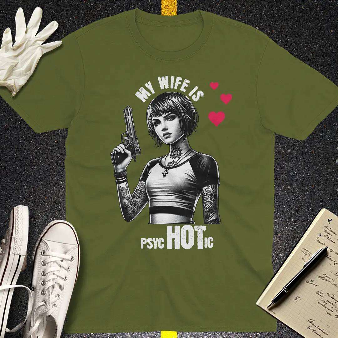 Crows Before Bros T-shirt - Military Green