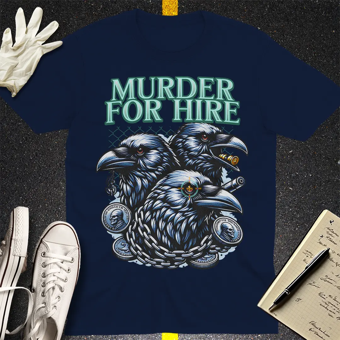 Crows Before Bros T-shirt - Navy
