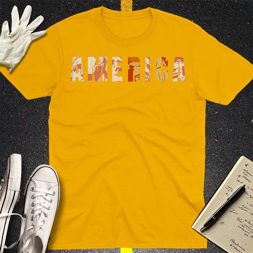Crows Before Bros T-shirt - Gold