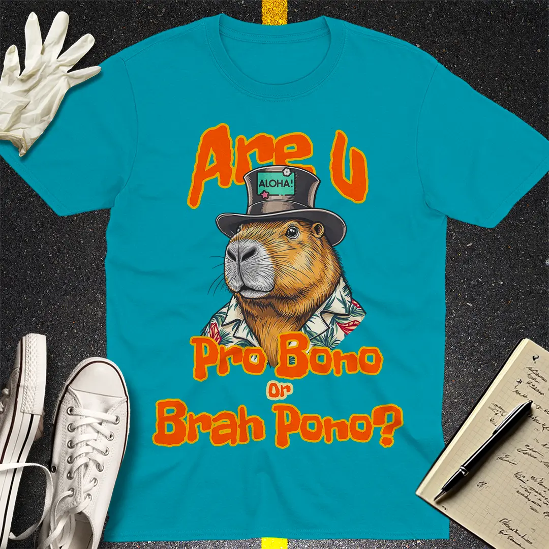 Crows Before Bros T-shirt - Tropical Blue