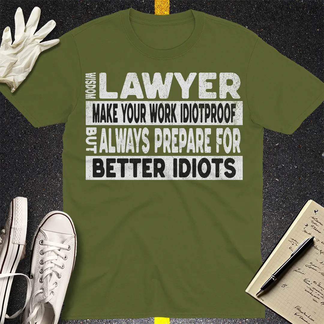 Crows Before Bros T-shirt - Military Green