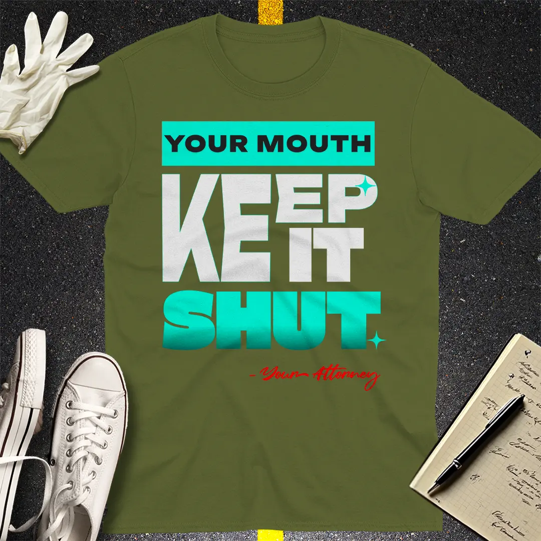 Crows Before Bros T-shirt - Military Green