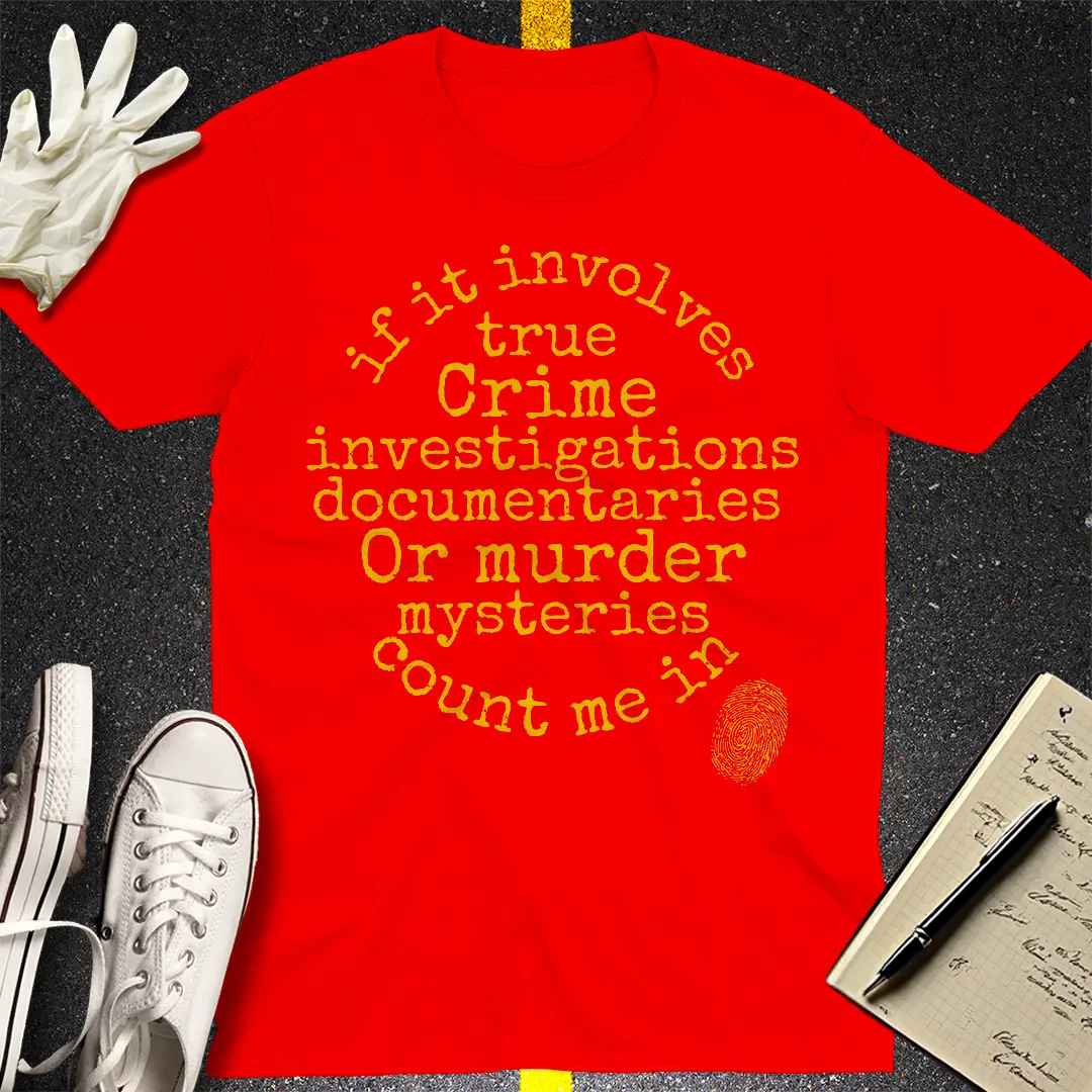 Crows Before Bros T-shirt - Red