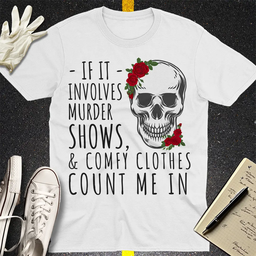 Crows Before Bros T-shirt - White