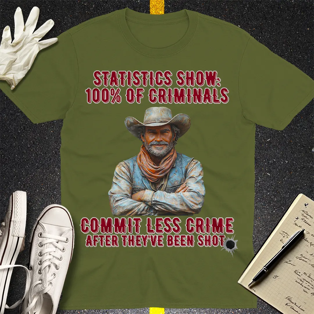 Crows Before Bros T-shirt - Military Green