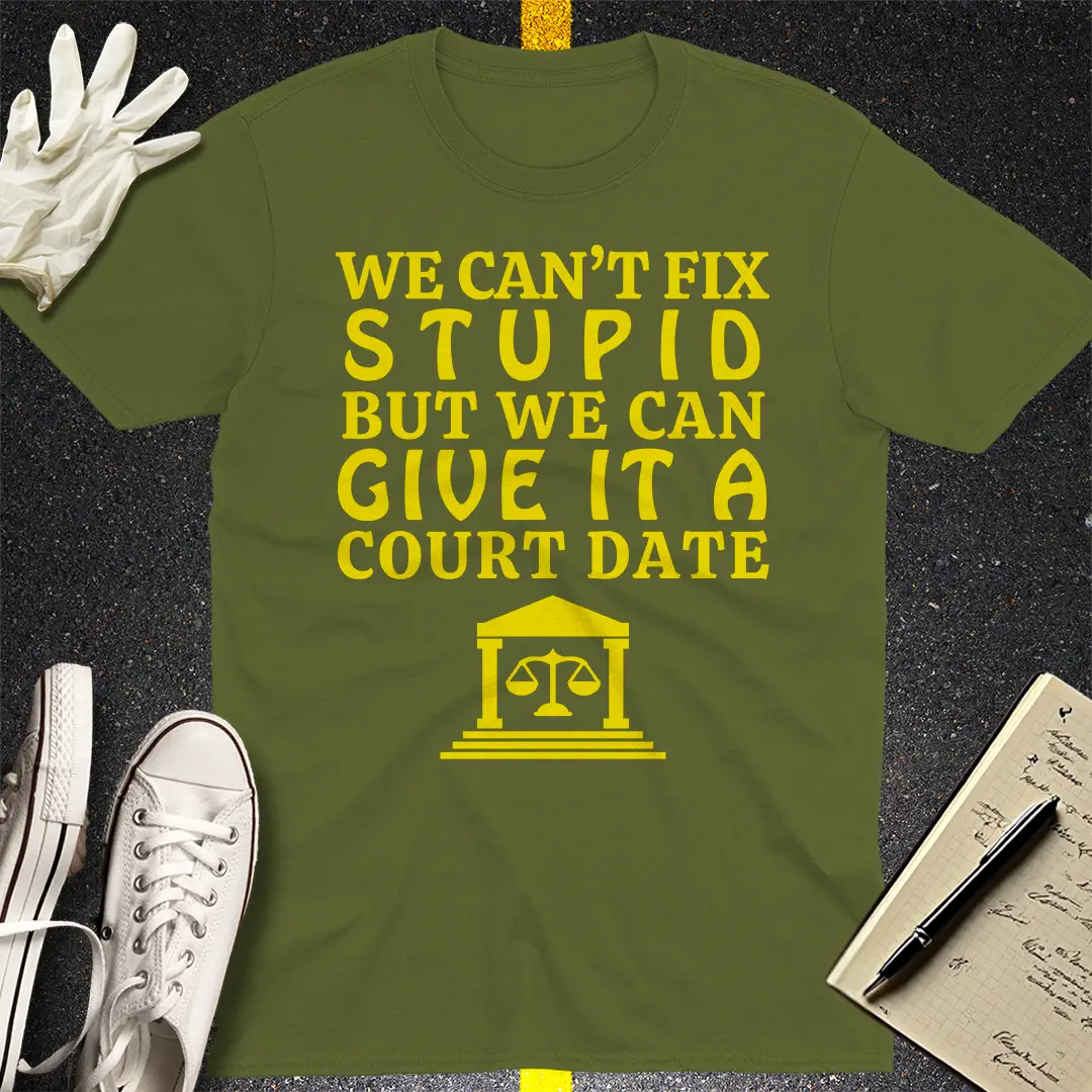 Crows Before Bros T-shirt - Military Green