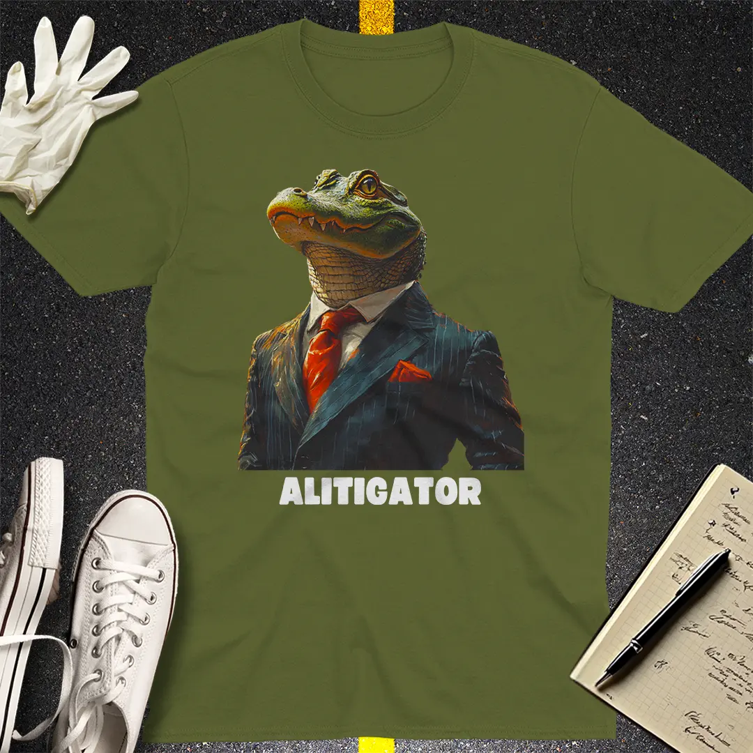 Crows Before Bros T-shirt - Military Green