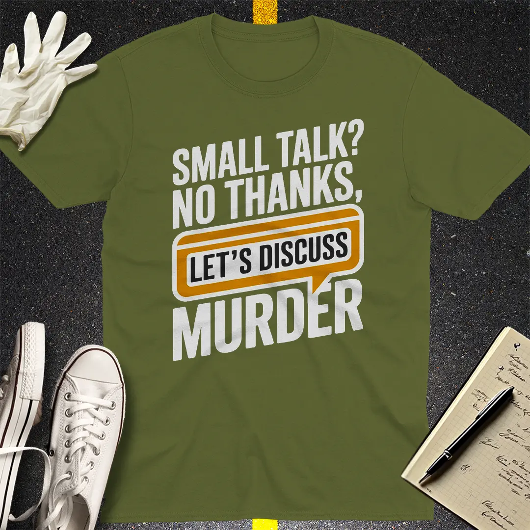 Crows Before Bros T-shirt - Military Green