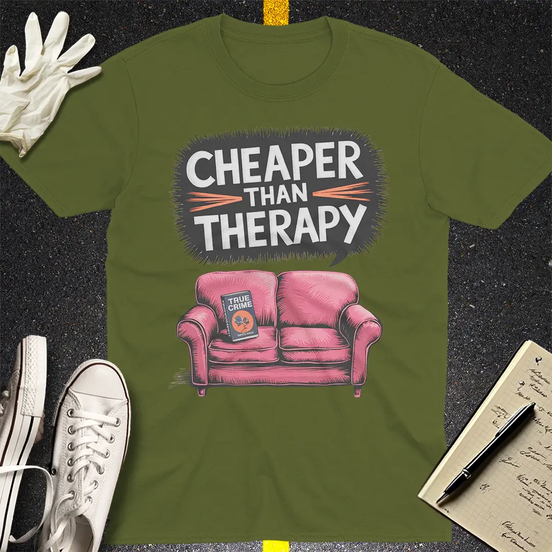 Crows Before Bros T-shirt - Military Green