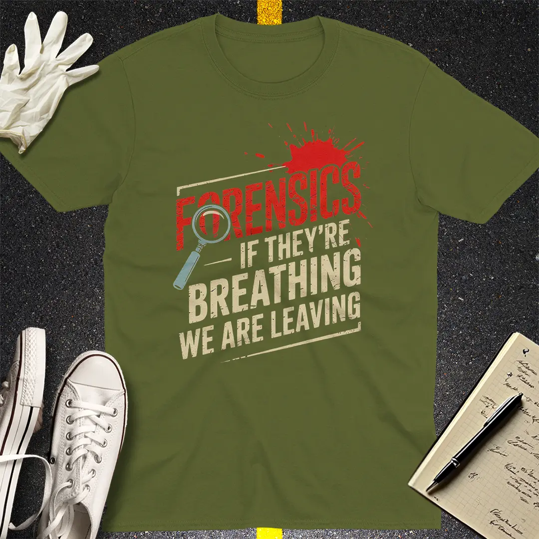 Crows Before Bros T-shirt - Military Green