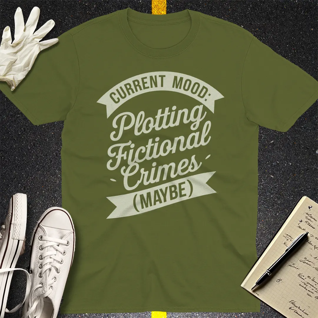 Crows Before Bros T-shirt - Military Green