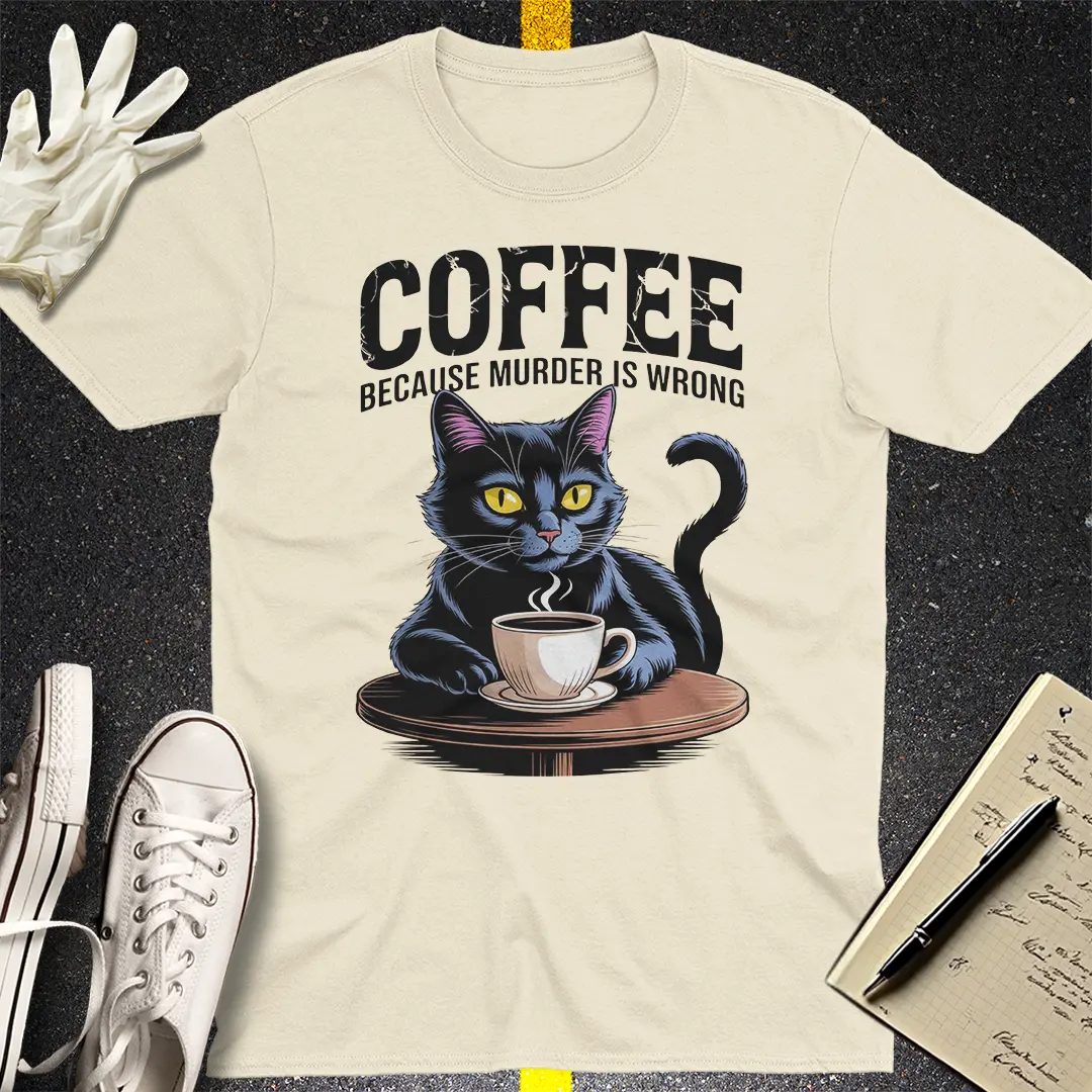 Crows Before Bros T-shirt - Natural