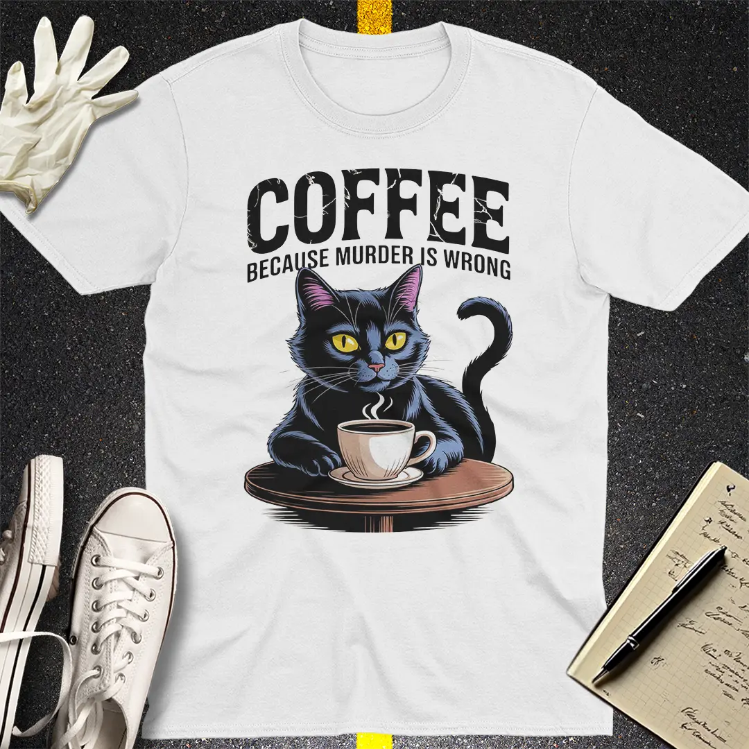 Crows Before Bros T-shirt - White