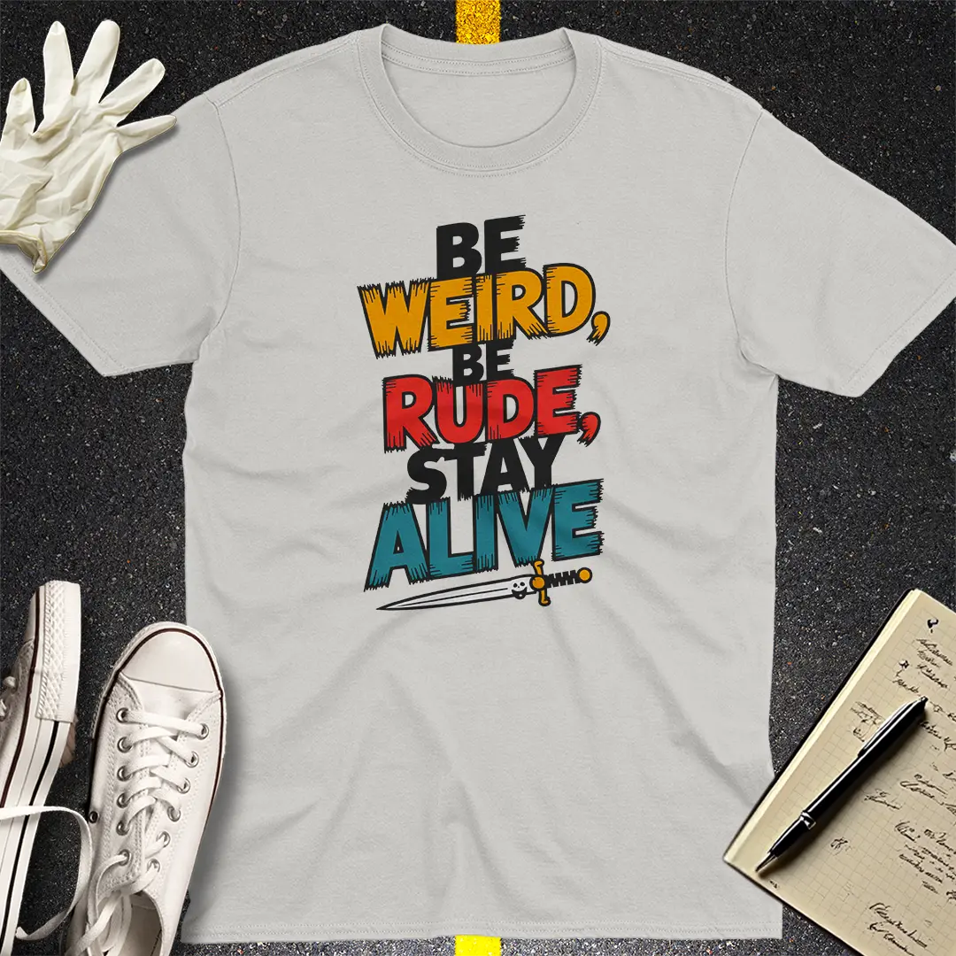 Crows Before Bros T-shirt - Ice Grey