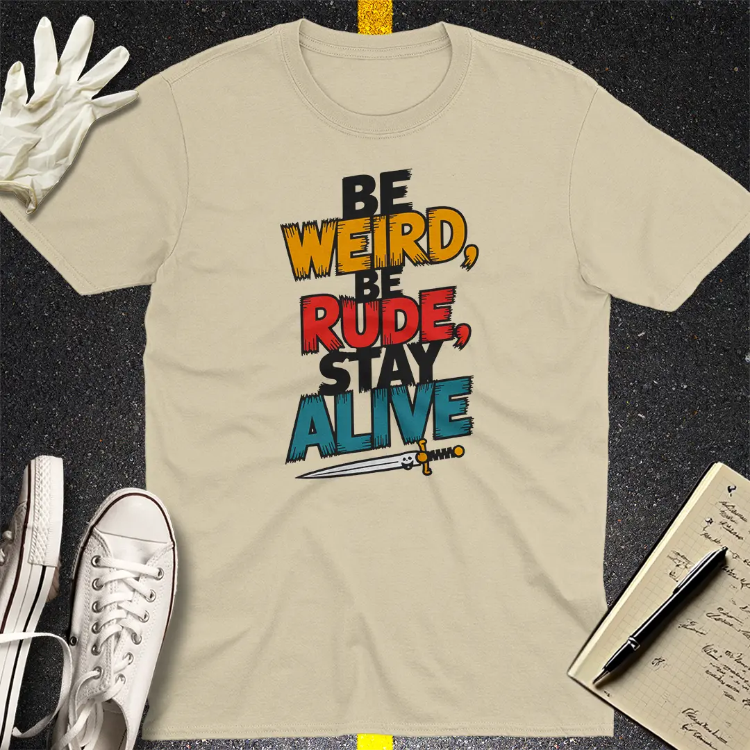 Crows Before Bros T-shirt - Sand