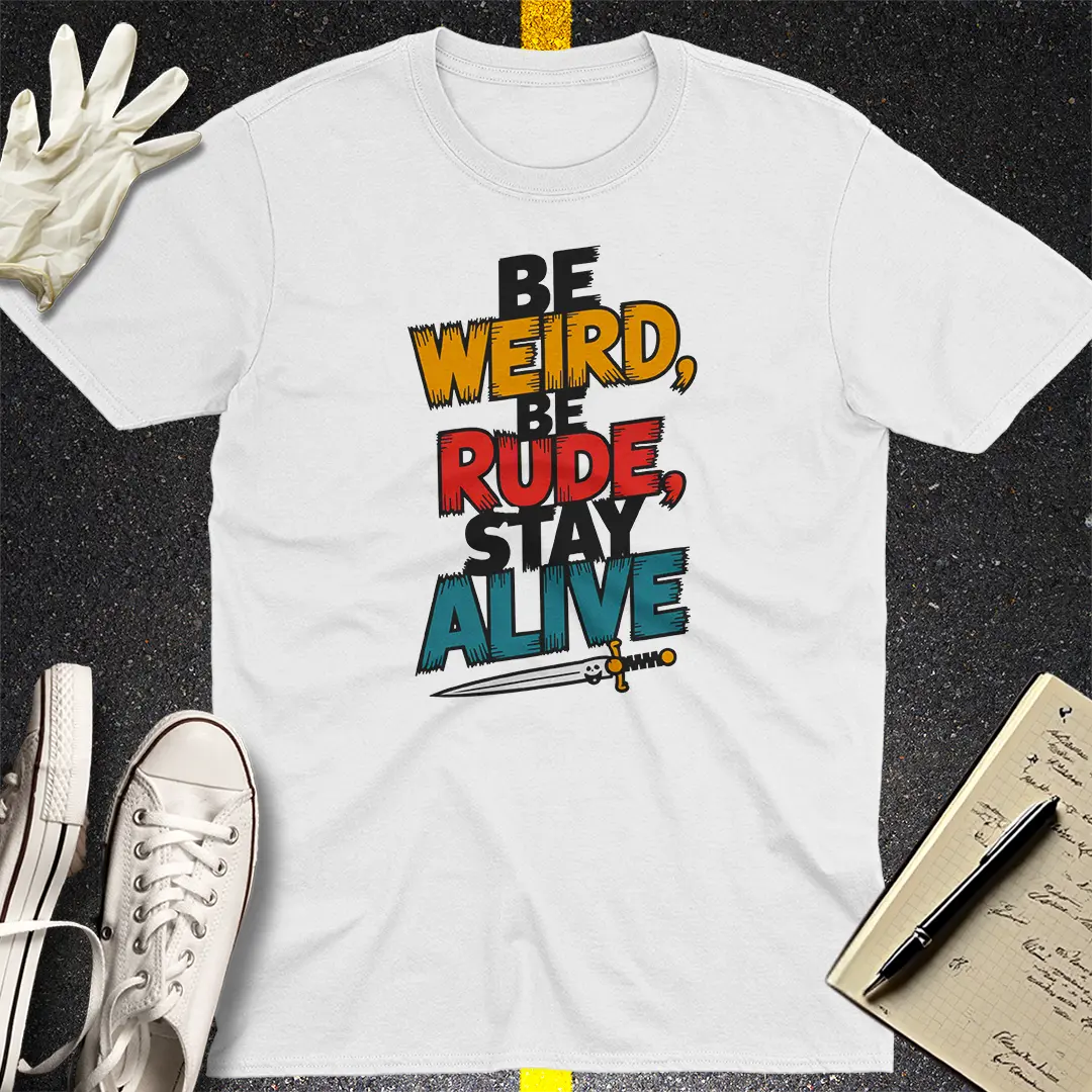 Crows Before Bros T-shirt - White