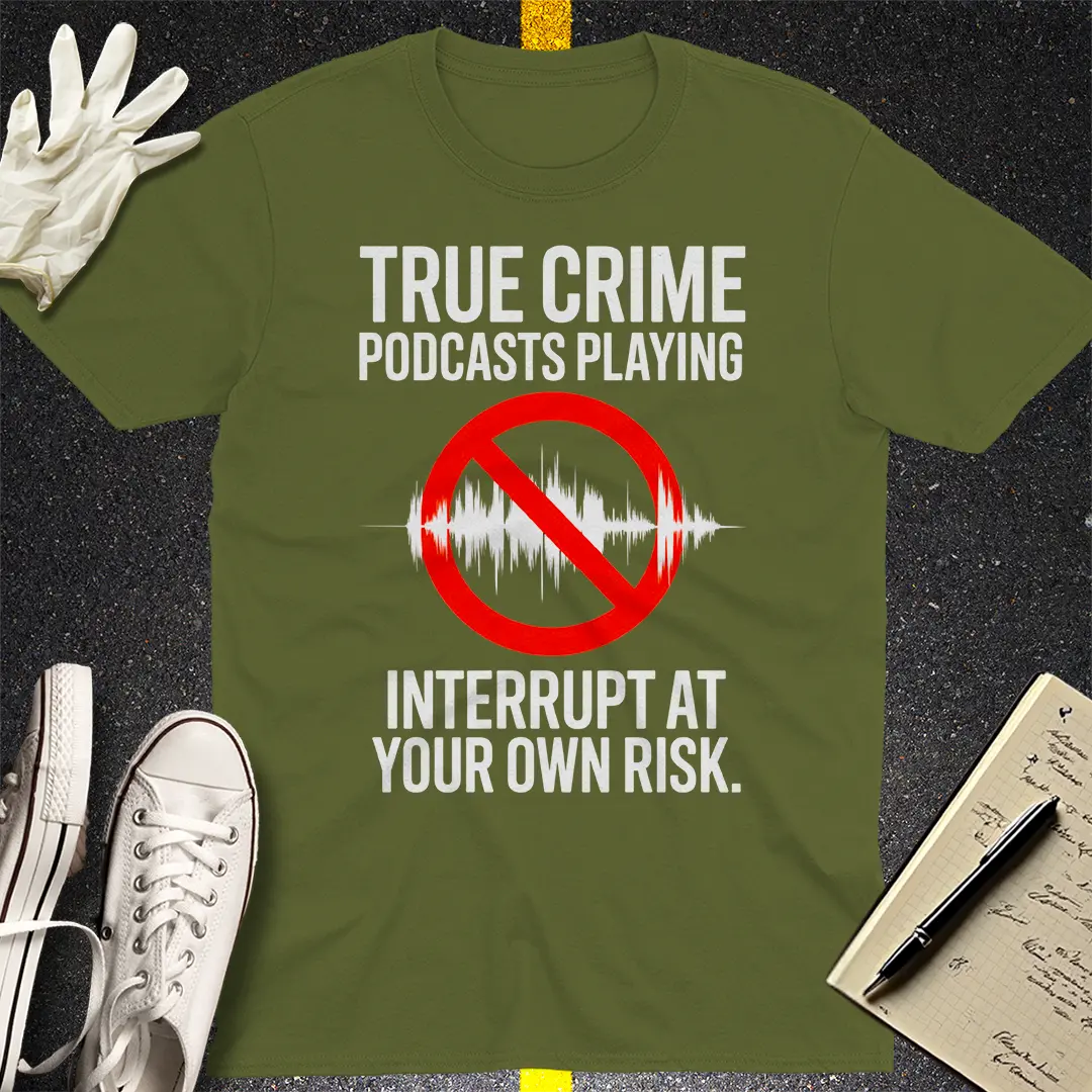 Crows Before Bros T-shirt - Military Green