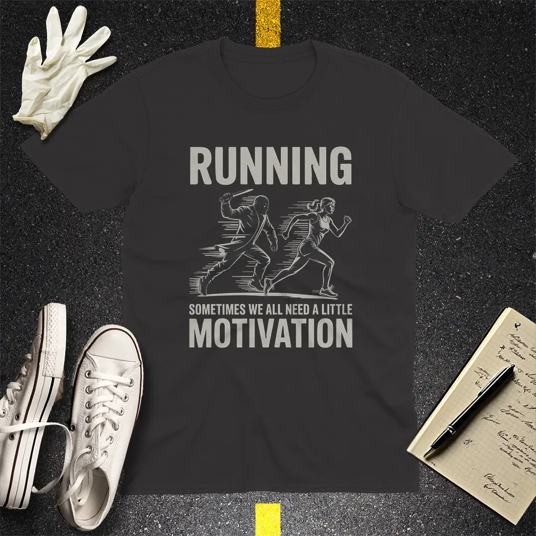 Running Motivation T-Shirt - Black