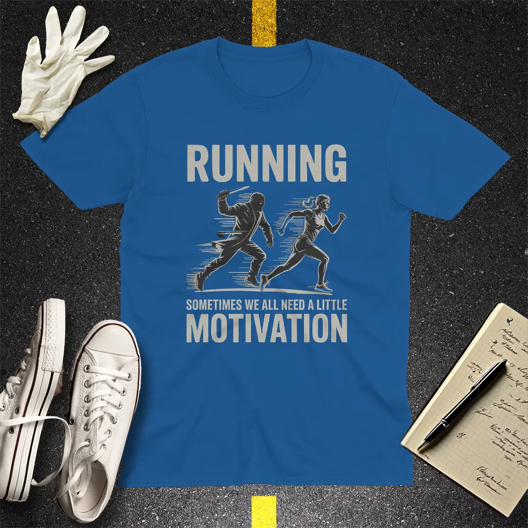 Running Motivation T-Shirt - Royal