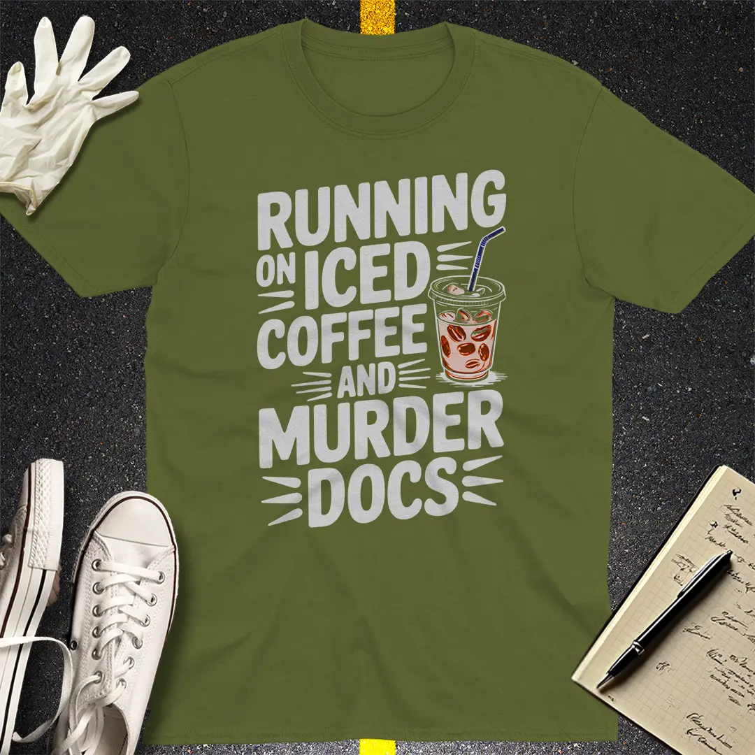 Crows Before Bros T-shirt - Military Green