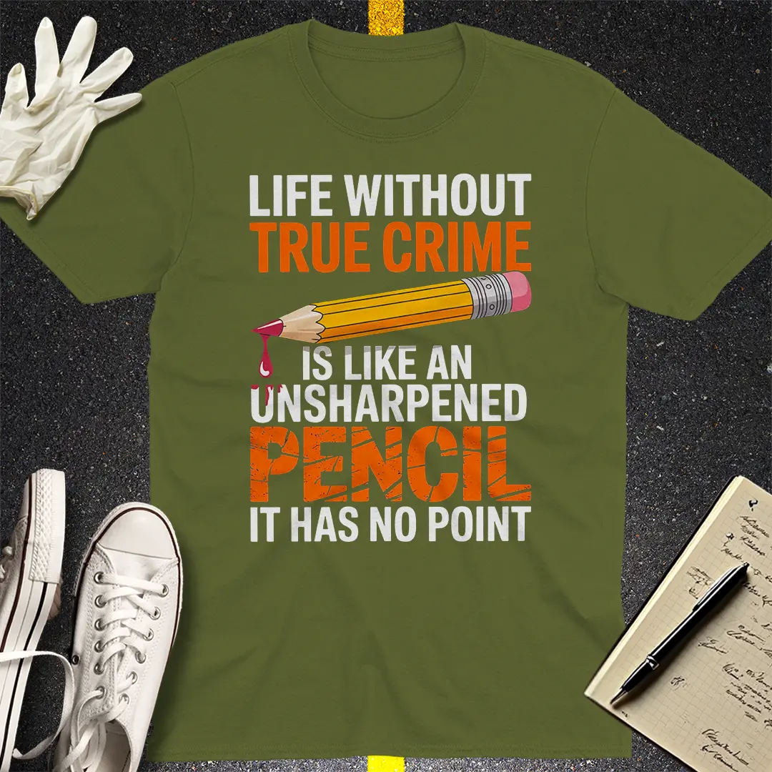 Crows Before Bros T-shirt - Military Green