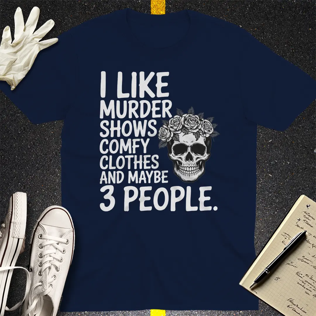 Crows Before Bros T-shirt - Navy