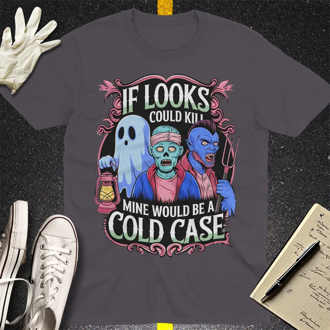 Crows Before Bros T-shirt - Charcoal