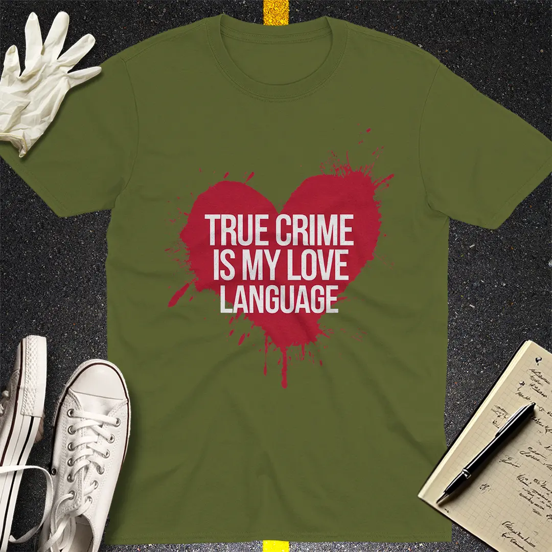 Crows Before Bros T-shirt - Military Green
