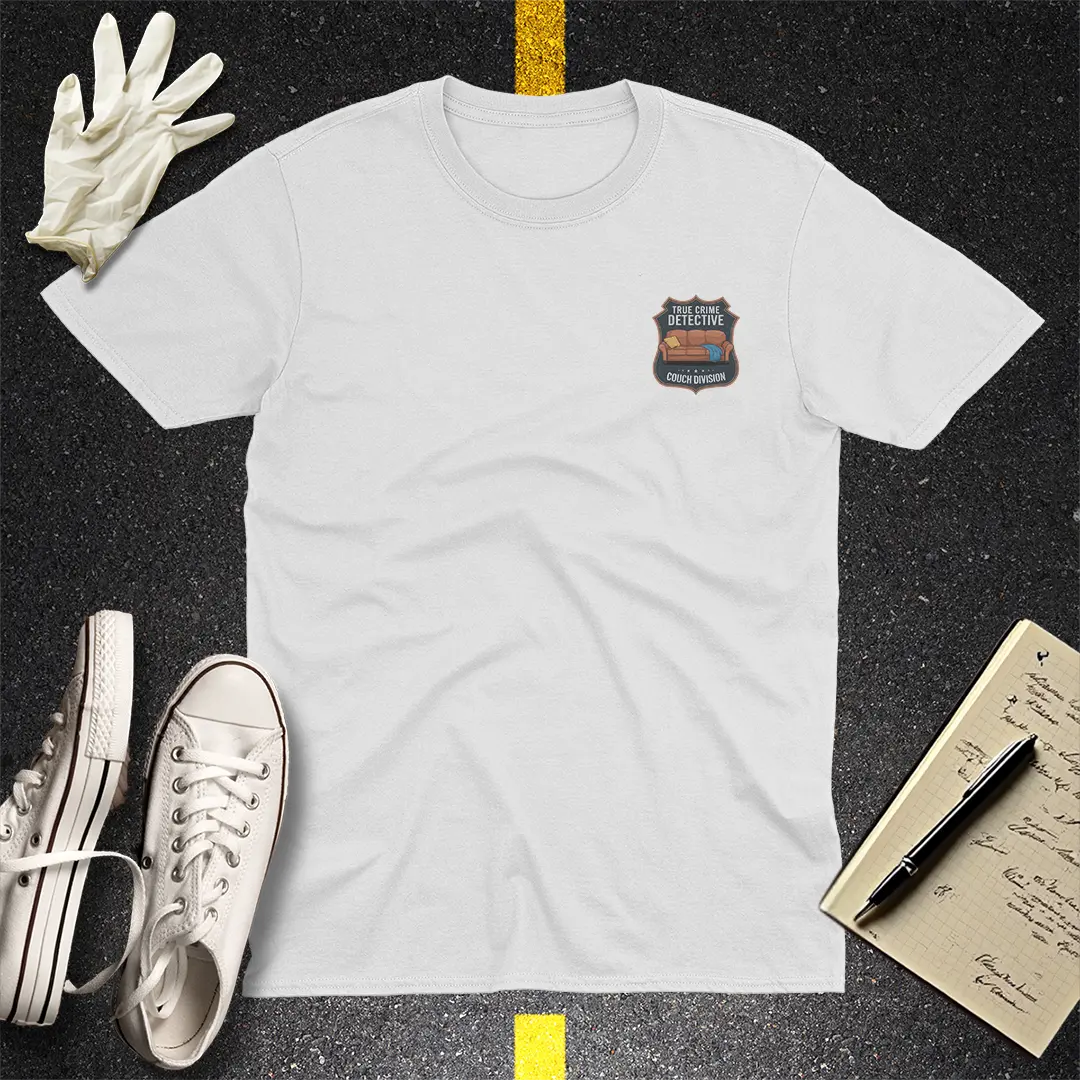 Couch Detective T-Shirt - White