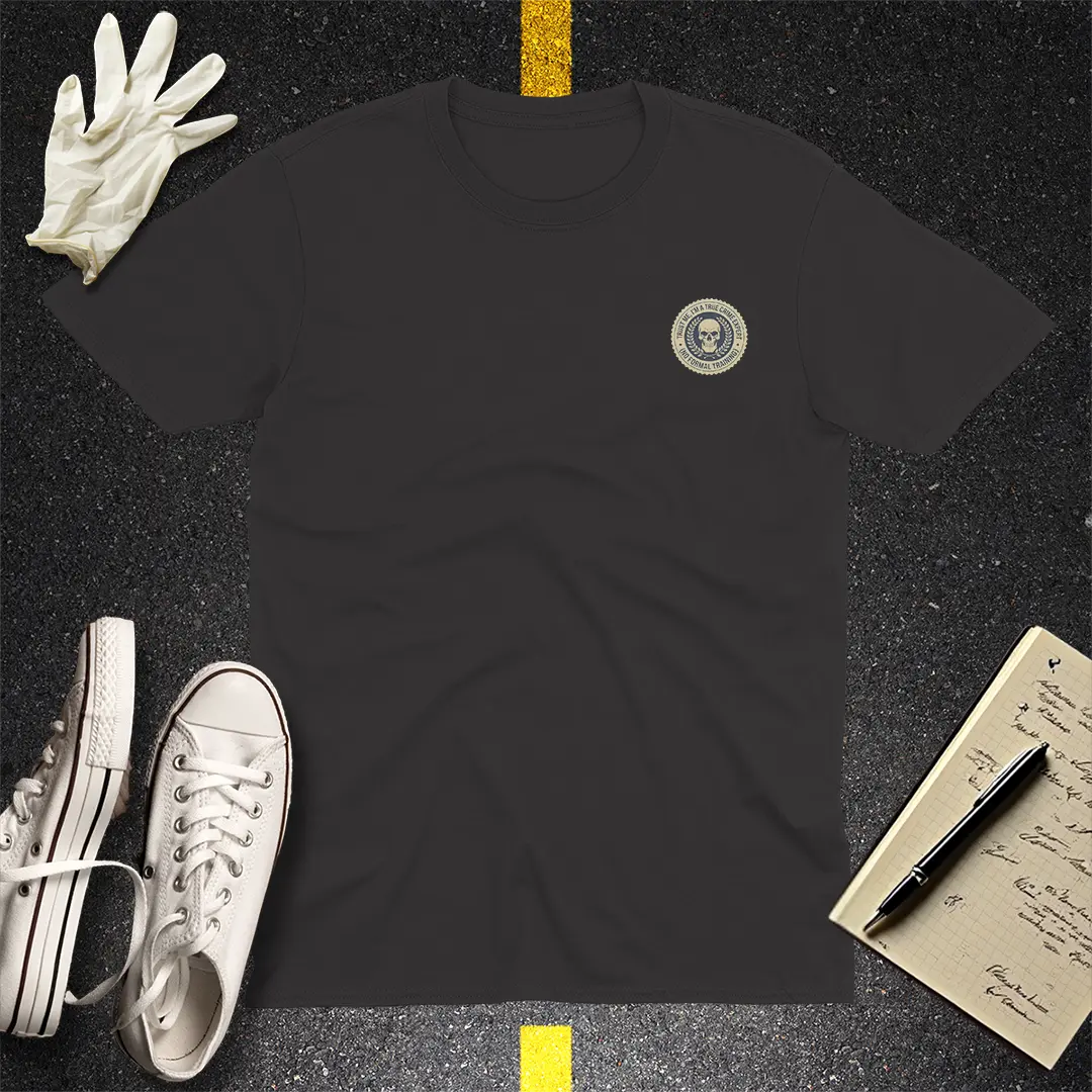 True Crime Expert T-Shirt - Black