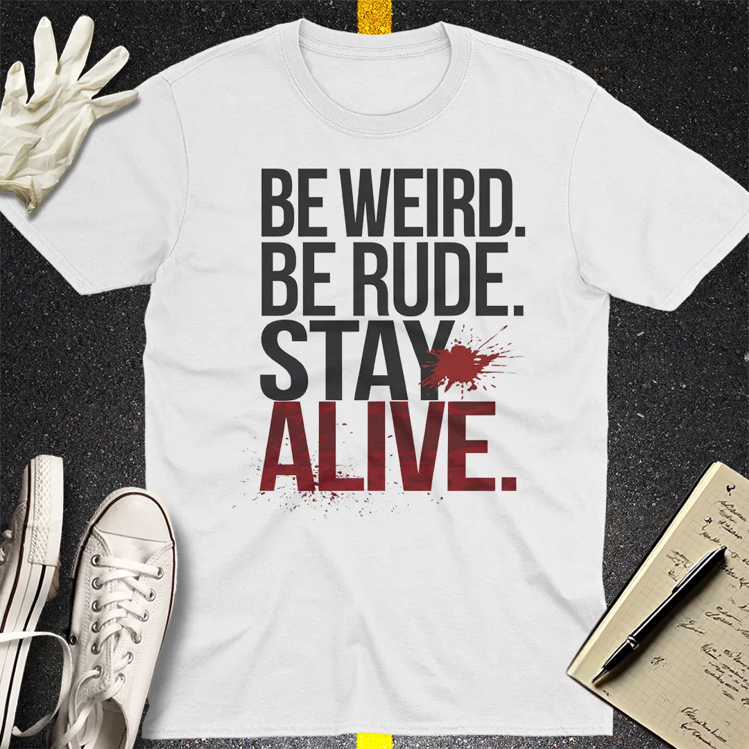 Crows Before Bros T-shirt - White