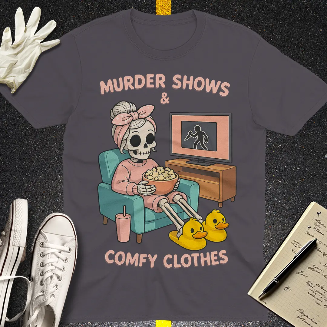 Crows Before Bros T-shirt - Charcoal