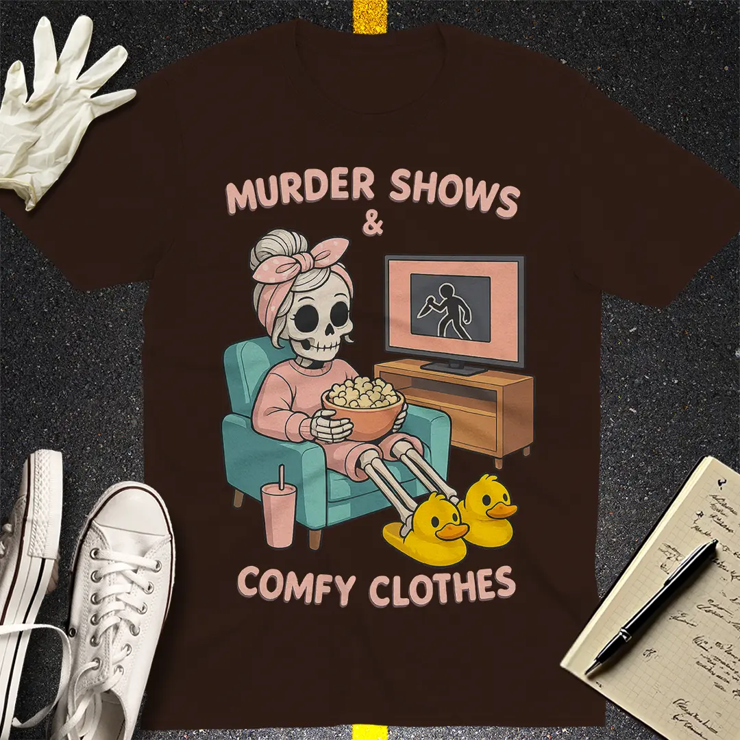 Crows Before Bros T-shirt - Dark Chocolate