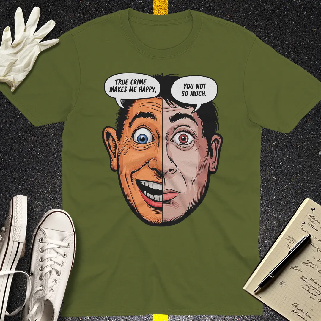 Crows Before Bros T-shirt - Military Green